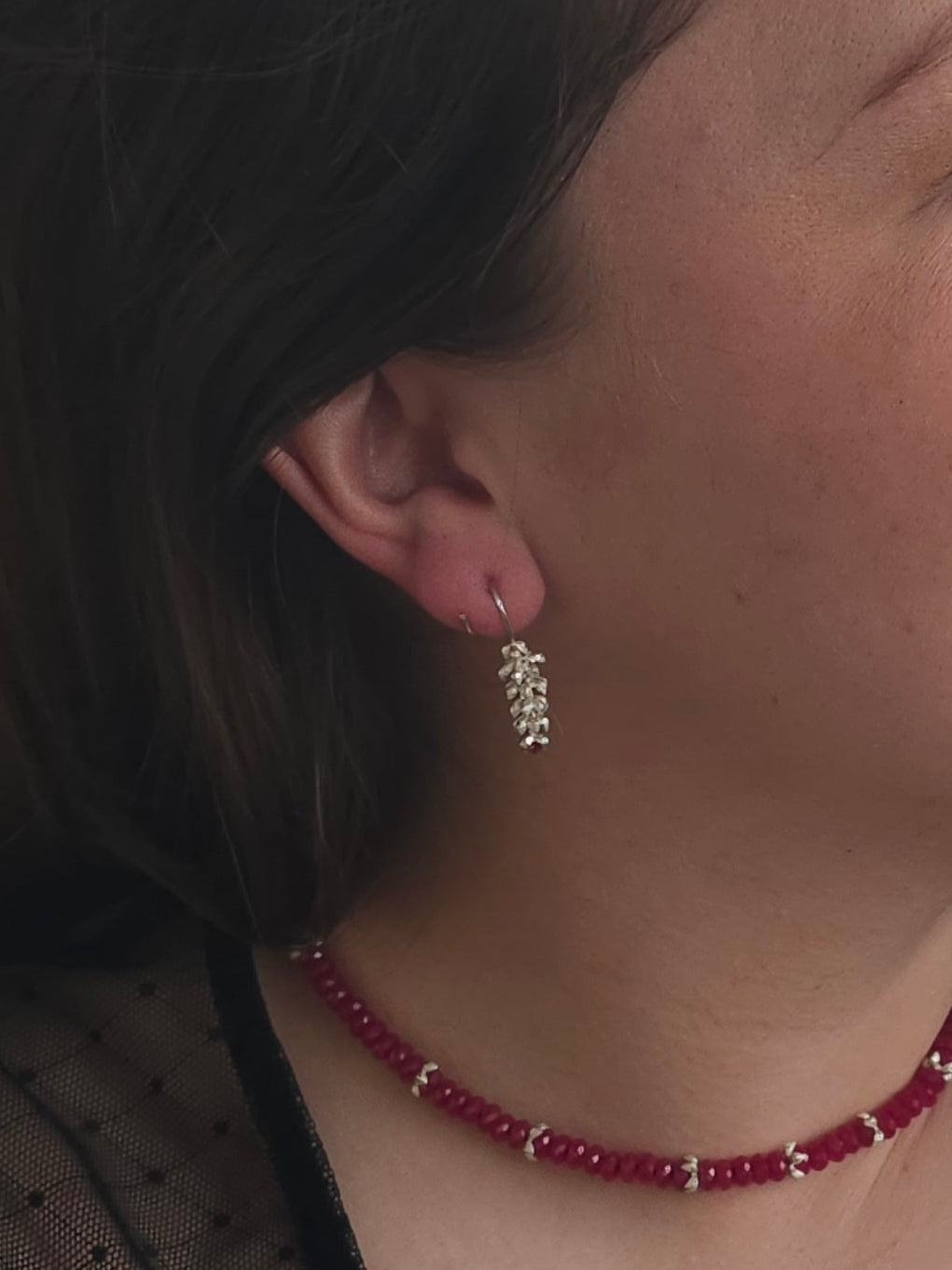 Flowing Foxtail Earring