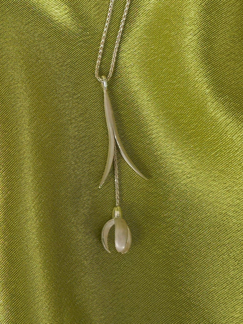 Hanging Snowdrop Pendant