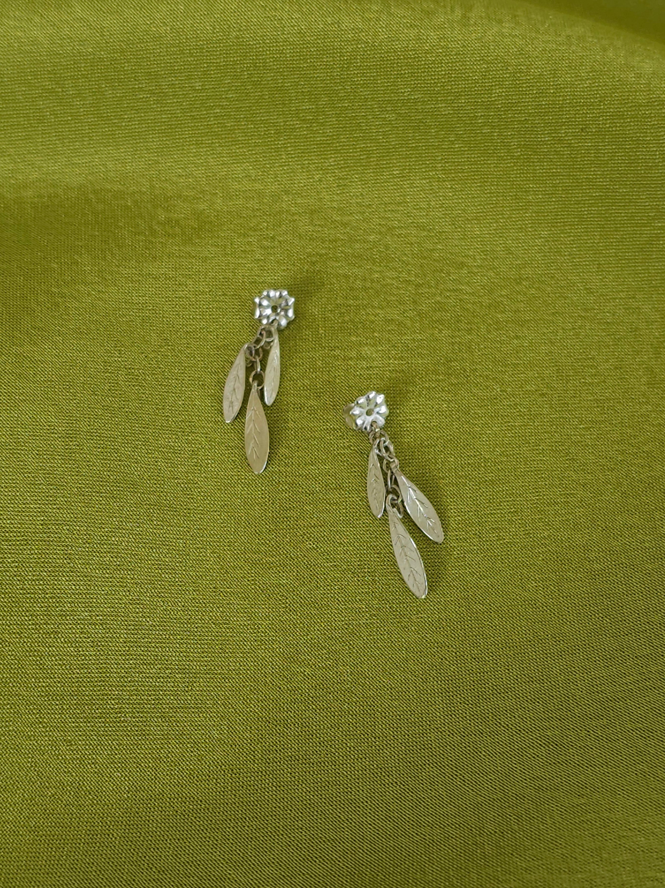 Leaf Shimmer Earring Backs