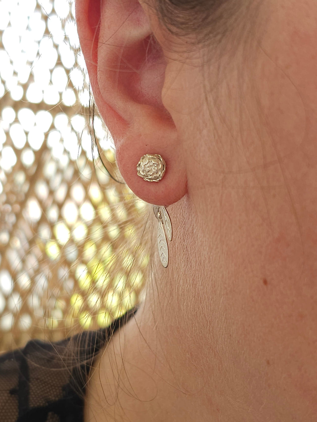 Leaf Shimmer Earring Backs